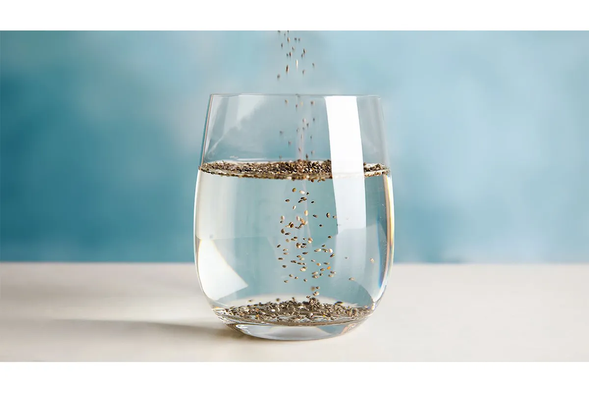 chia seeds in hot water weight loss